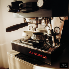 Barista Tassen Set - 2 x 180 ml Cappuccino Tassen aus Steingut
